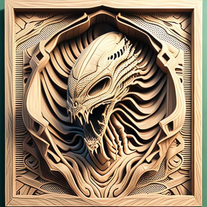 3D model st alien (STL)
